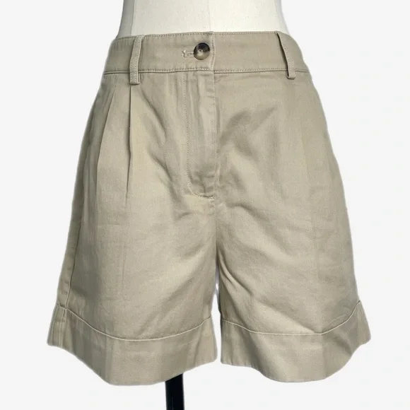 Jcrew Factory NWT pleated chino short bundle khaki baby blue green preppy size 4
